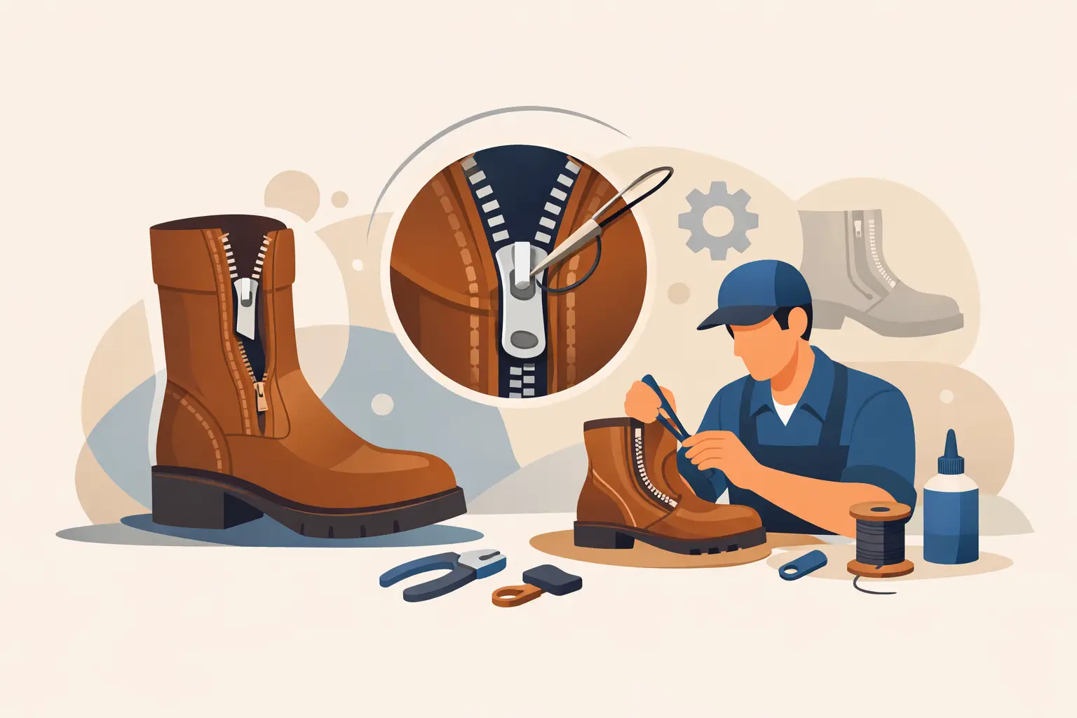 Read more about the article Boot Zipper Repair Service: What to Expect