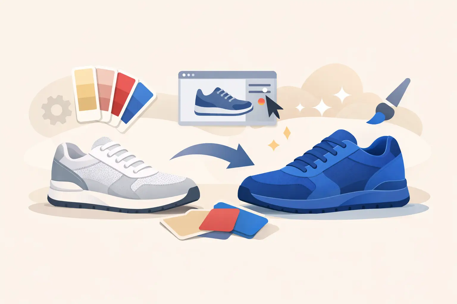 Read more about the article Shoe Color Change Service That Looks Right